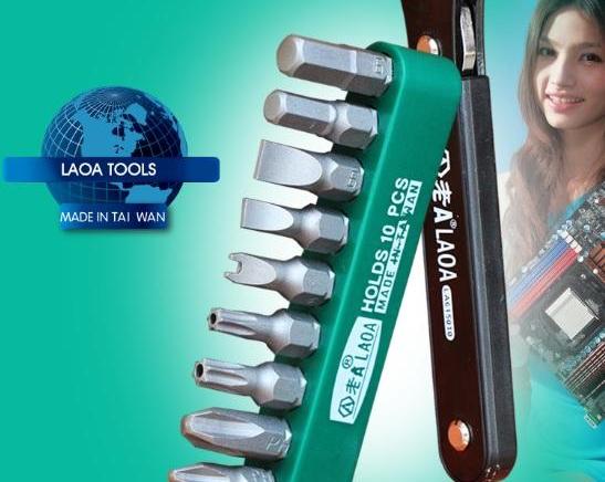 Обзор набора отверток LAOA 10 в 1